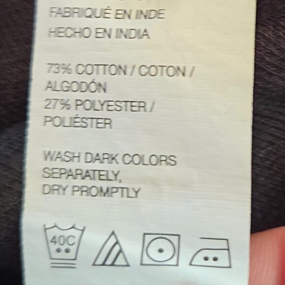 Van Heusen Men’s 1/4 Zip Long Sleeve Pullover, Mens LG, Dark Brown Heather - Picture 8 of 10